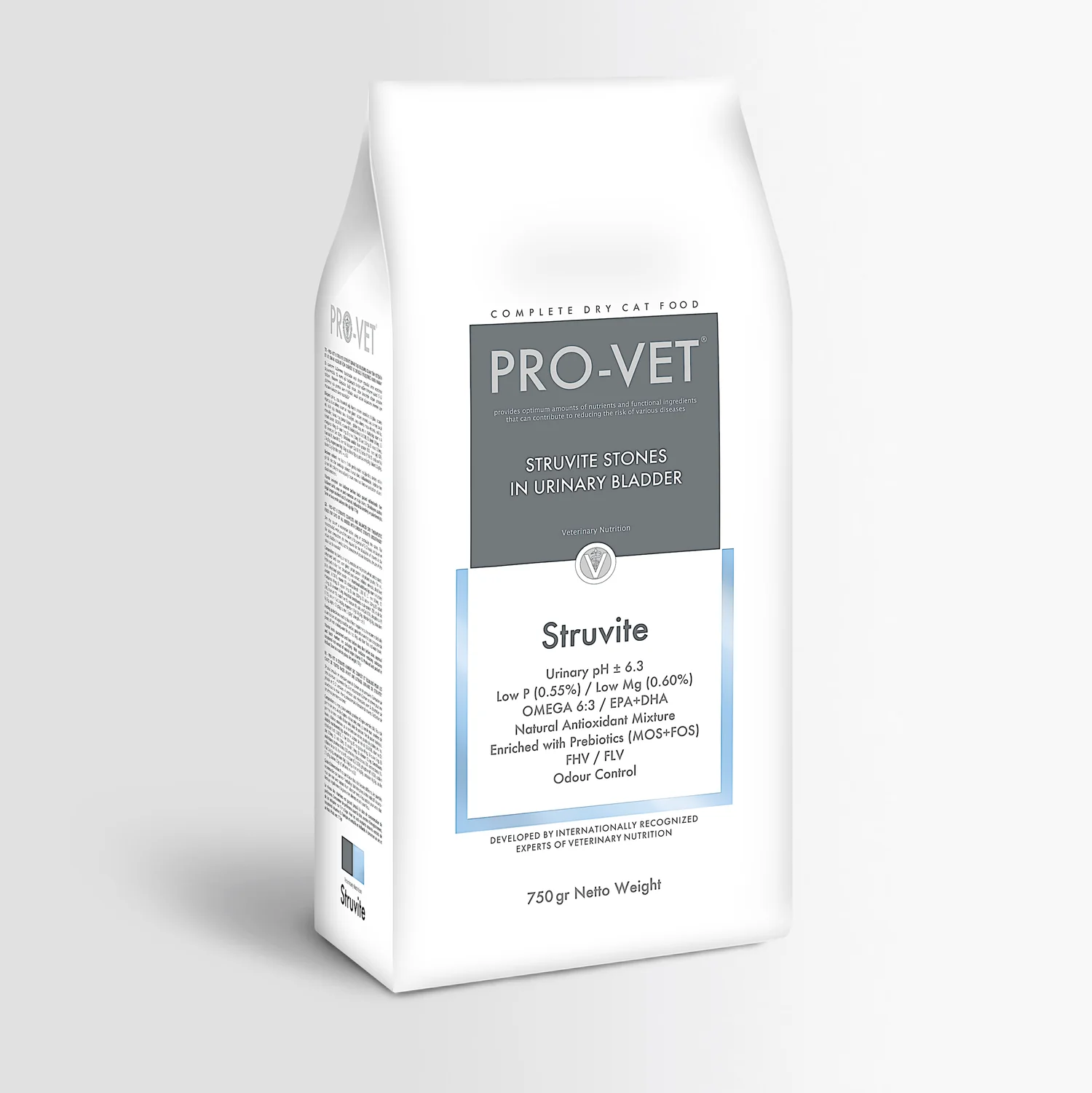 PRO-VETStruvite750gr_1500x PRO-VET Struvite Urinary Kedi Maması - İdrar Yolu Desteği - Görsel 1